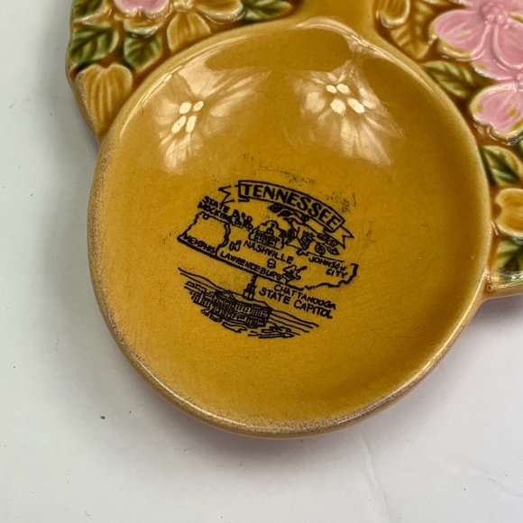 Vintage Spoon Rest Kitchen Prayer Tennessee My House Poem Floral Gold Japan - Picture 3 of 5